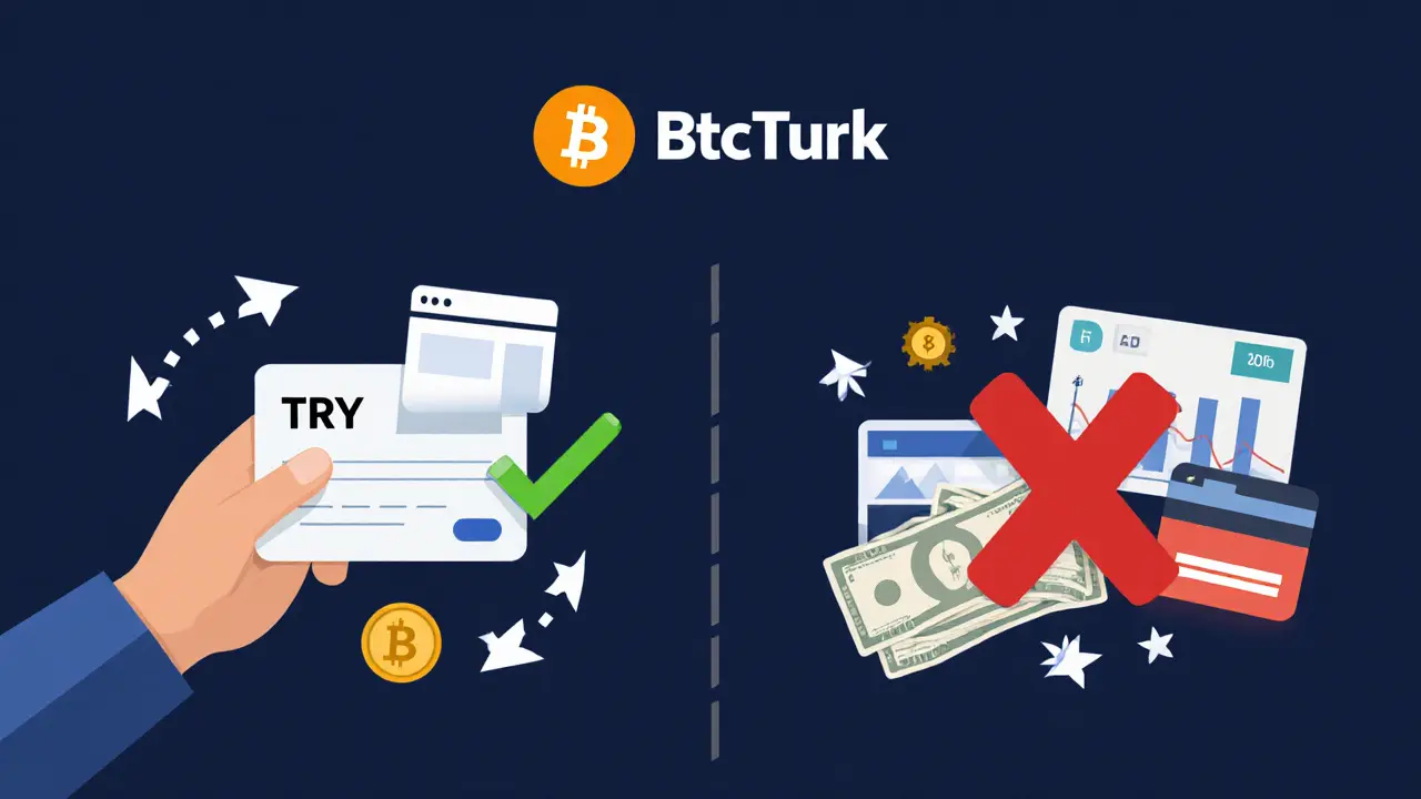 Contrasting paths: TRY deposit success vs. blocked credit cards and leverage options