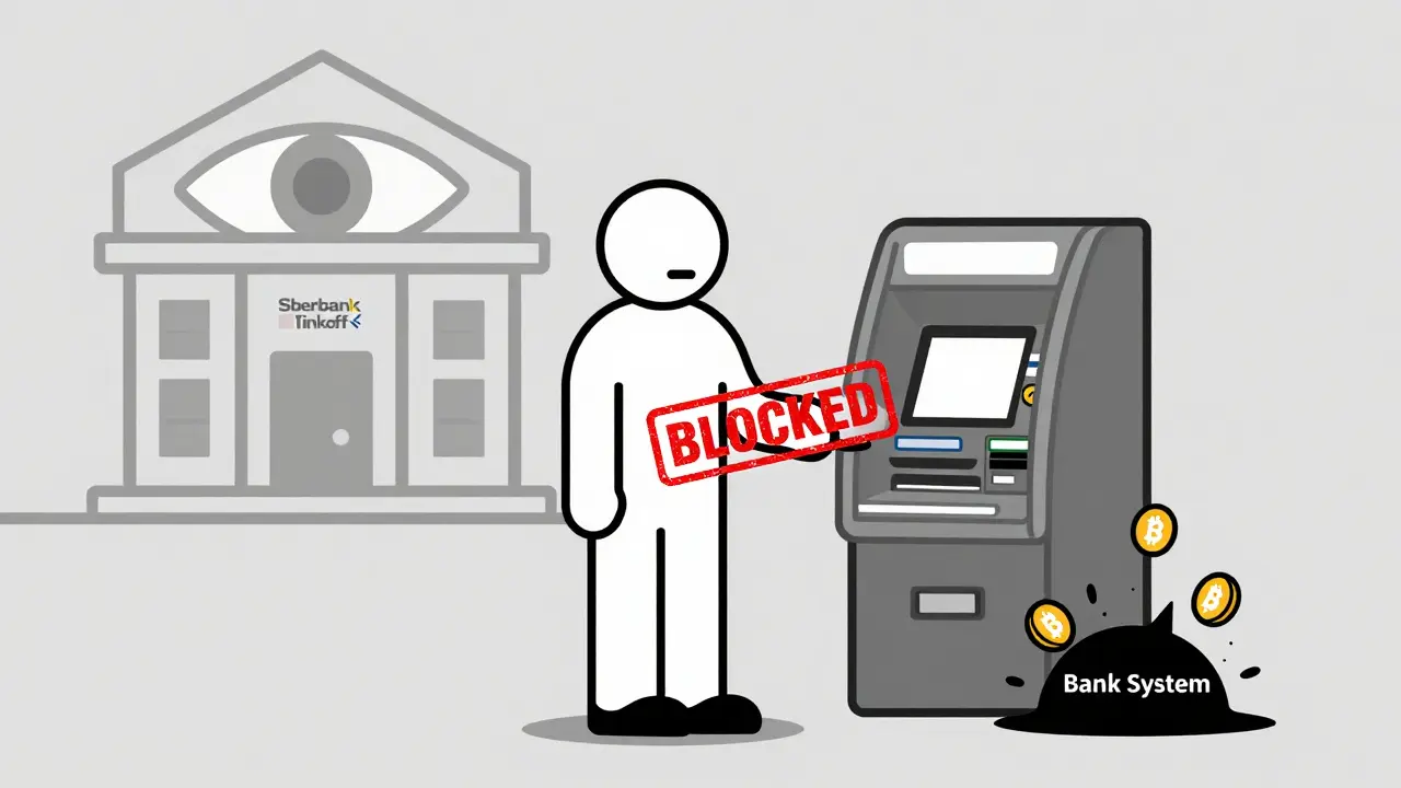 How Russian Banks Block Crypto-to-Fiat Withdrawals in 2026
