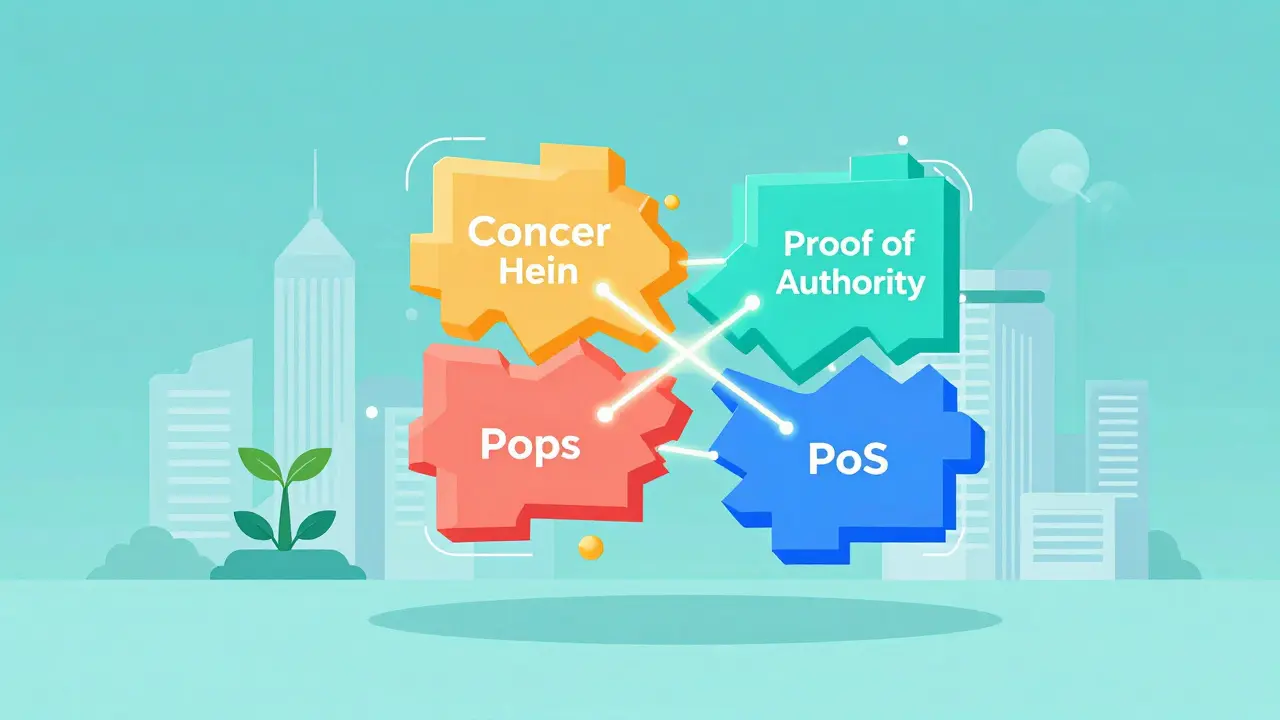 Futuristic blockchain network with data shards and hybrid model