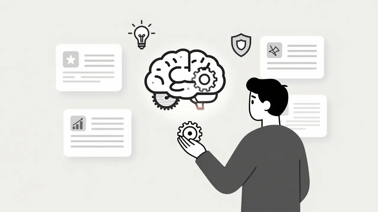 Person delegating vote to an AI avatar with proposal summaries