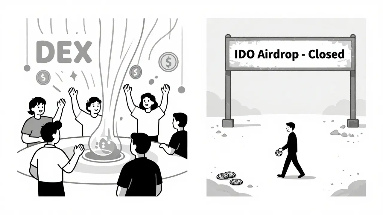 Contrasting active DEX with abandoned WagyuSwap, showing the rise and fall of the platform.