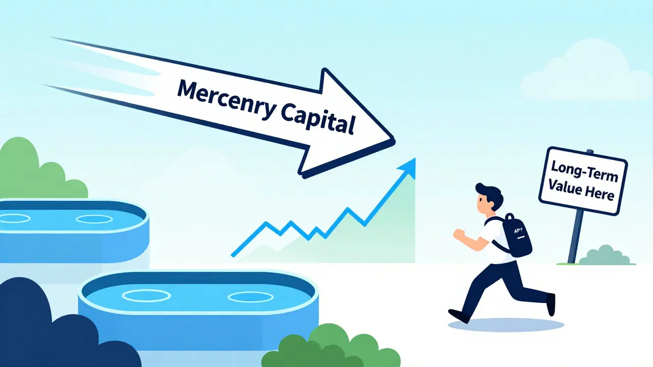 Mercenary Capital in Liquidity Mining: How Short-Term Investors Shape DeFi