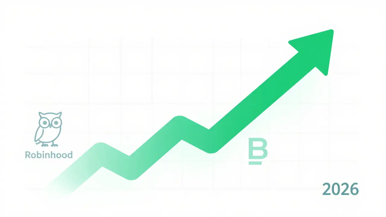 Abstract merger of paths with upward arrow symbolizing platform growth