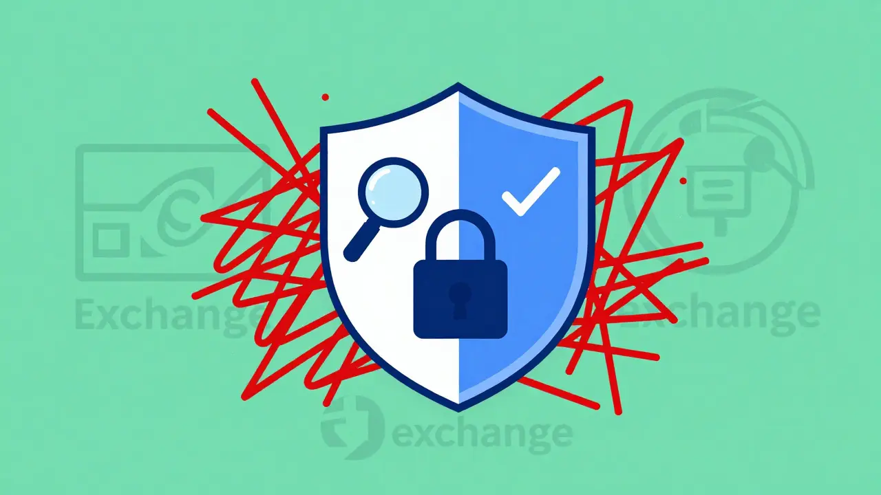 Shield icon representing crypto security and scam protection