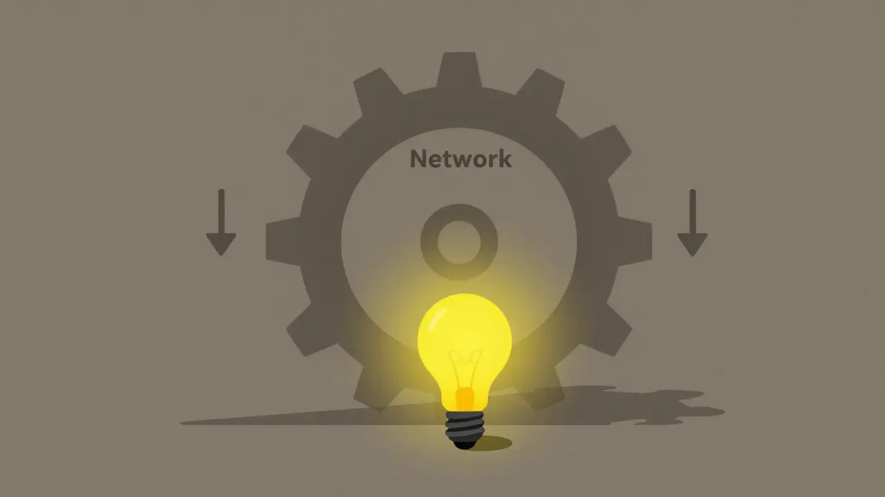 Abstract minimalist art depicting network difficulty adjustments affecting individual miners.