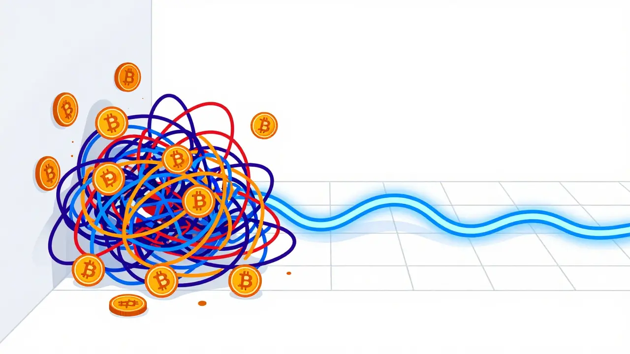 Contrast between chaotic crypto and ordered digital yuan