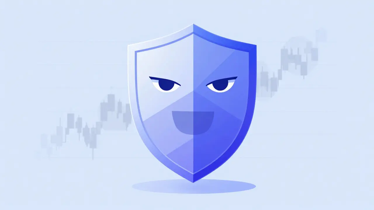 Geometric shield protecting hidden trading data from external bots