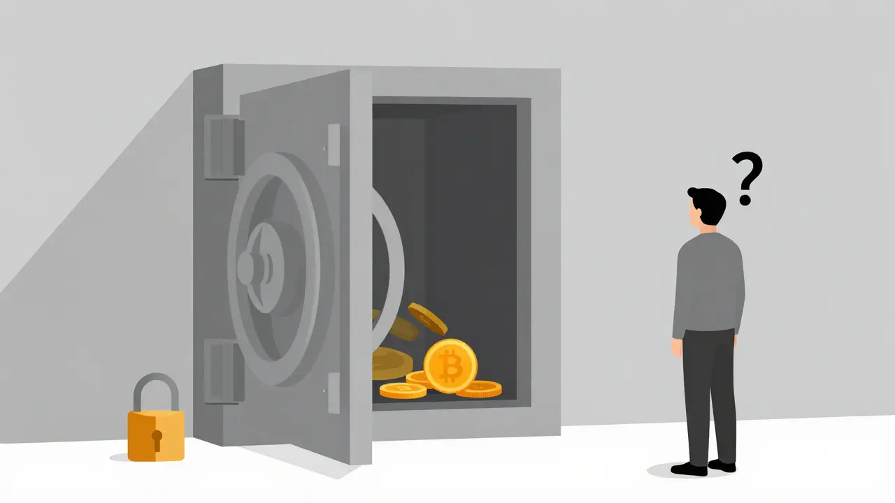 Locked vault symbolizing uncertain security and lack of audits