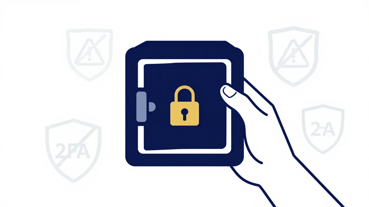 Secure hardware wallet storage for long-term crypto holdings