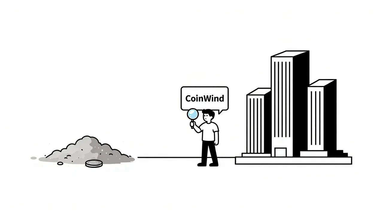 Comparison illustration of low-value token vs established protocol