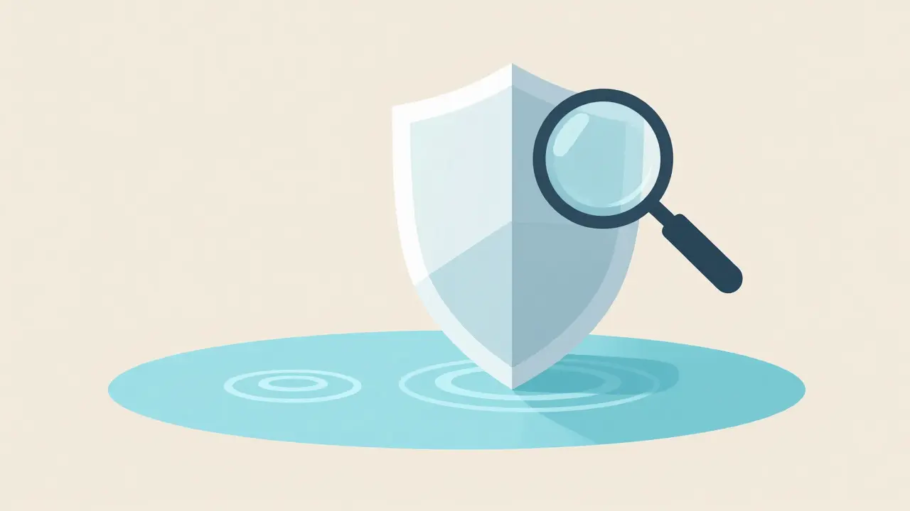 Abstract illustration of security shields and shallow liquidity pools in DeFi
