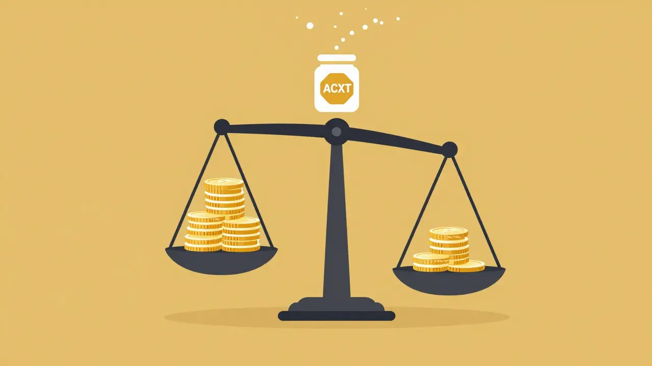 Flat vector art showing a balance scale comparing maker and taker fees with token rewards