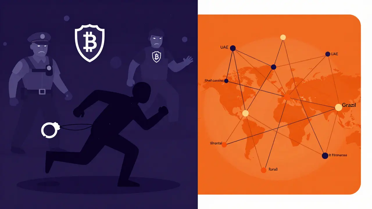 Sanctioned crypto exchanges facing legal risks and asset freezes