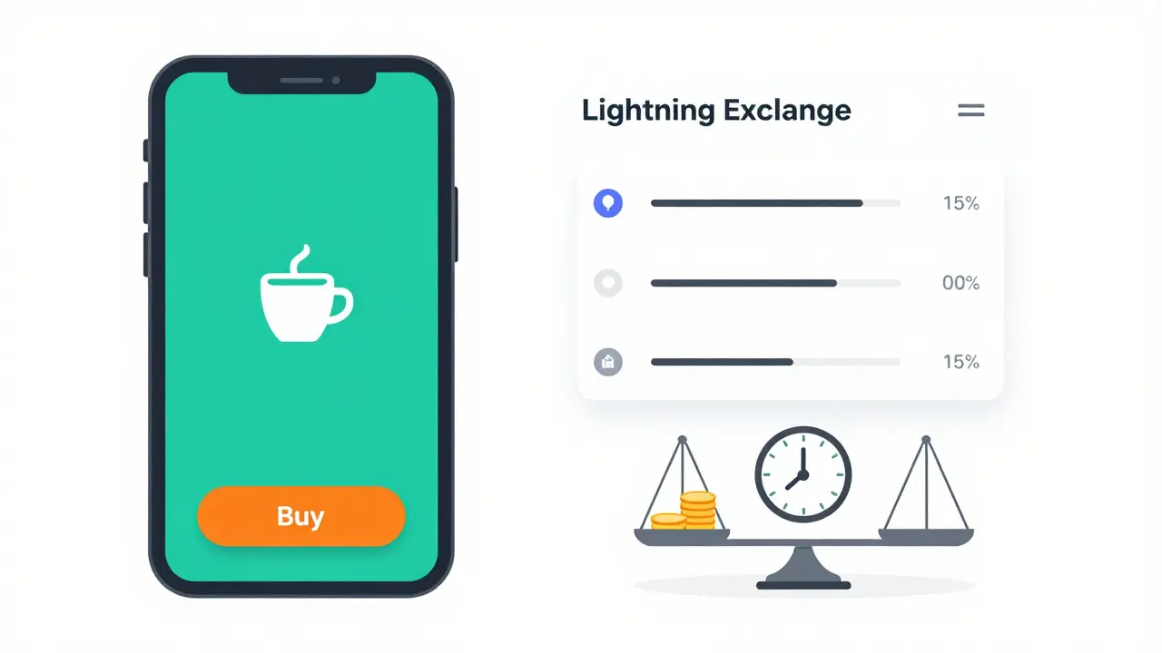 Split view comparing simple mobile buying with advanced trading tools