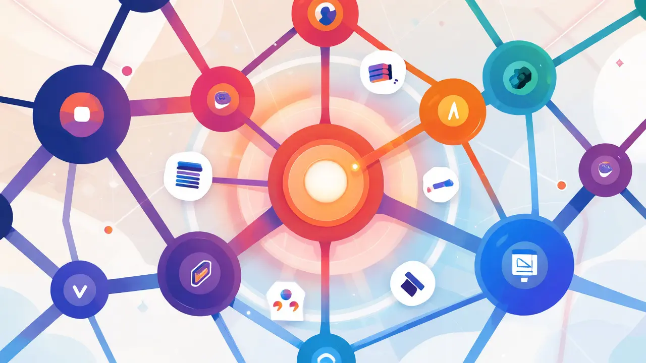 Unified network of interconnected blockchain nodes