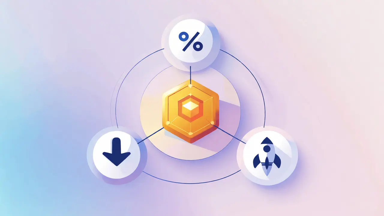 Abstract icons representing loyalty program benefits